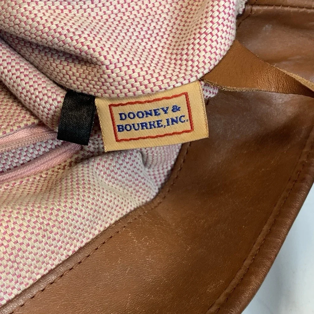 Dooney & Bourke Leather  Logo Lock Hobo Bag Blue